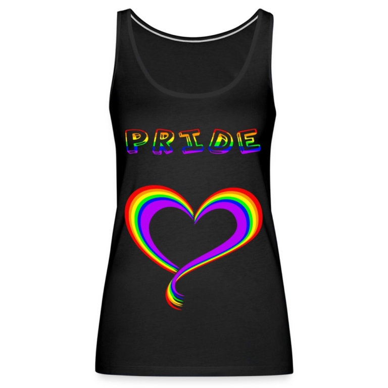 pride-heart-frauen-premium-tank-top-schwarz