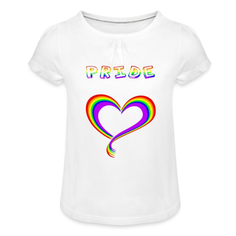 pride-heart-maedchen-t-shirt-mit-raffungen-weiss