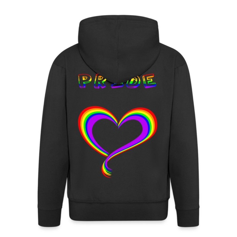pride-heart-maenner-premium-kapuzenjacke-schwarz