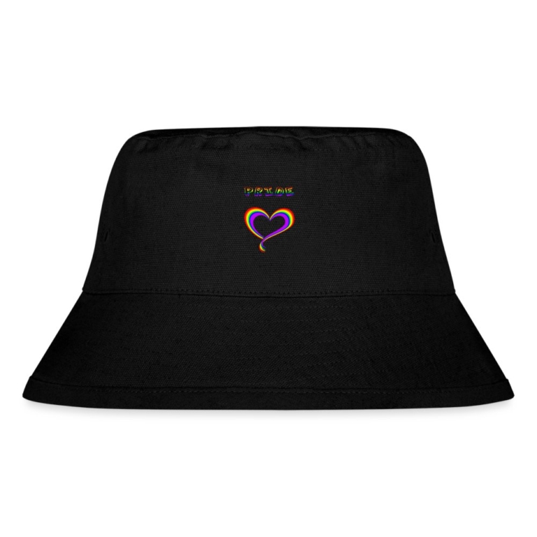 pride-heart-stanleystella-recycelter-bucket-hat-schwarz