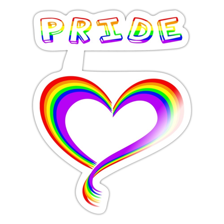 pride-heart-sticker-weiss-glaenzend
