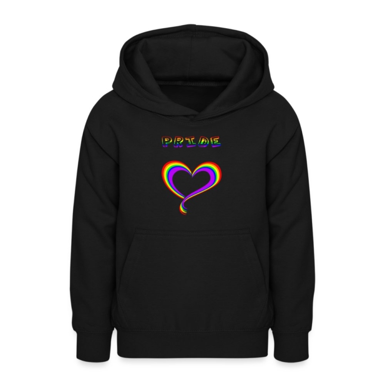 pride-heart-teenager-hoodie-schwarz