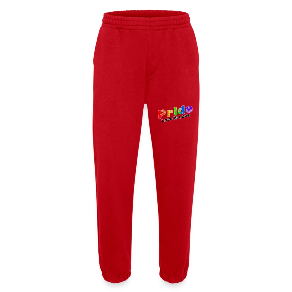 Love is Love - Heavyweight Organic Jogginghose Made in EU Rot