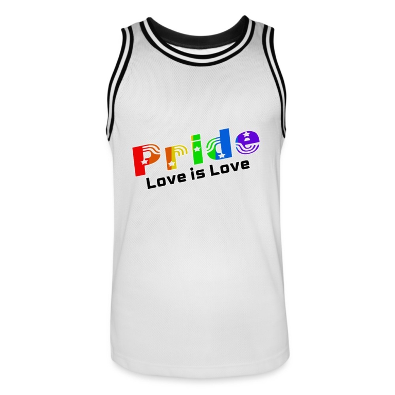 pride-love-is-love-maenner-basketball-trikot-weiss-schwarz