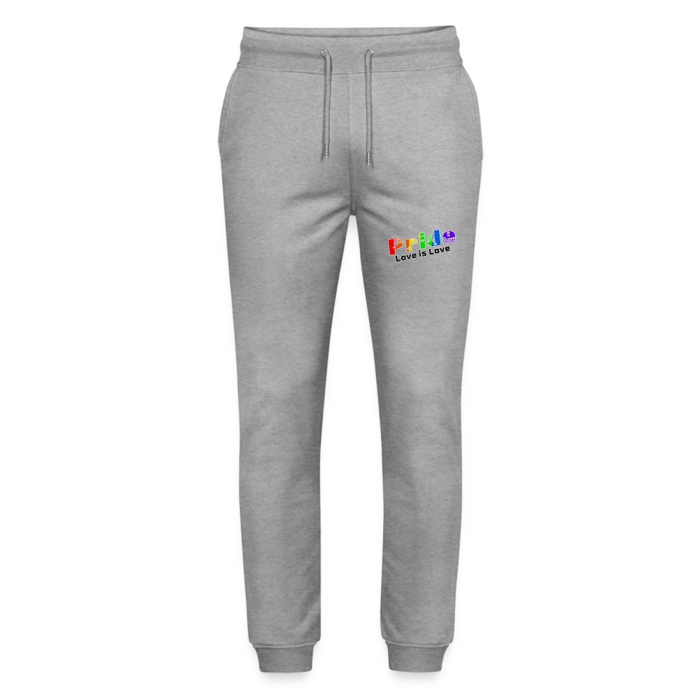 Love is Love - Stanley/Stella Unisex Bio Jogginghose Mover  Grau meliert