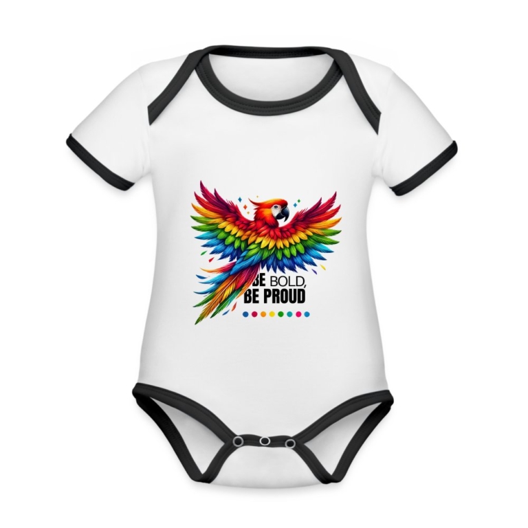 pride-papagei-baby-bio-kurzarm-kontrastbody-weiss-schwarz