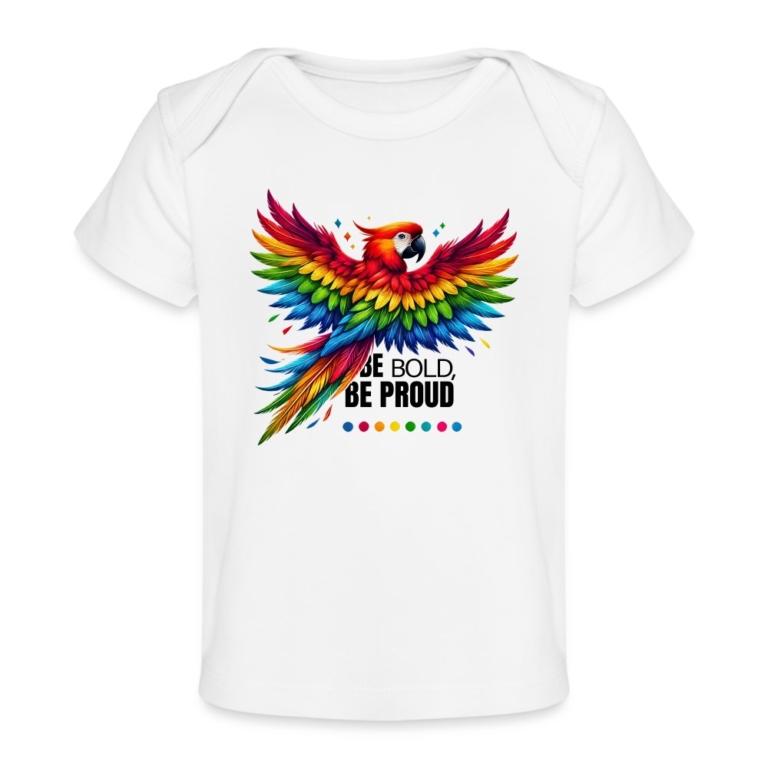 pride-papagei-baby-bio-t-shirt-weiss