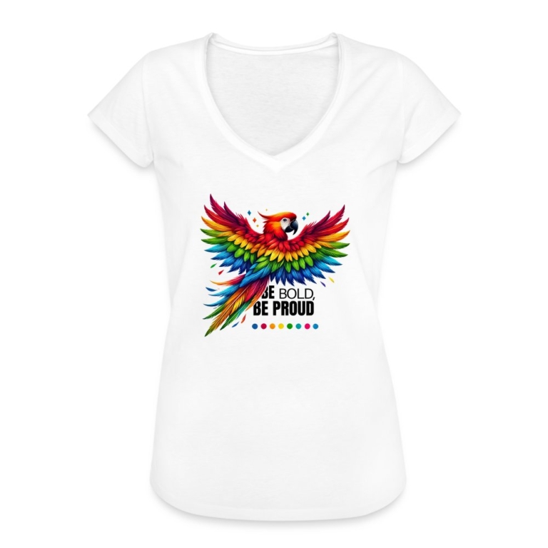 pride-papagei-frauen-vintage-t-shirt-weiss