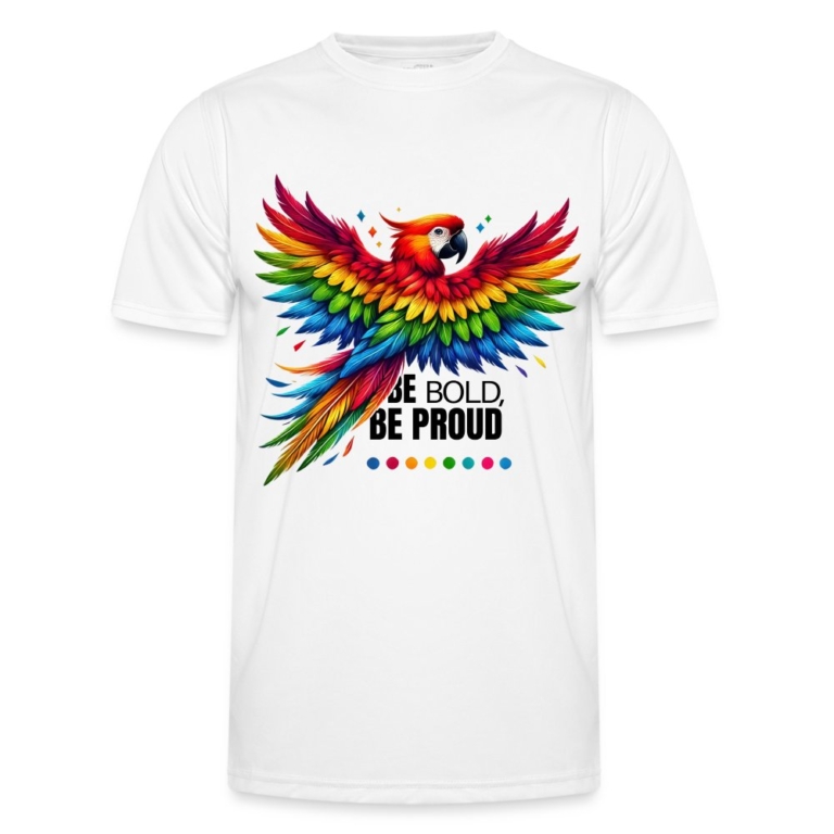 pride-papagei-maenner-funktions-t-shirt-weiss