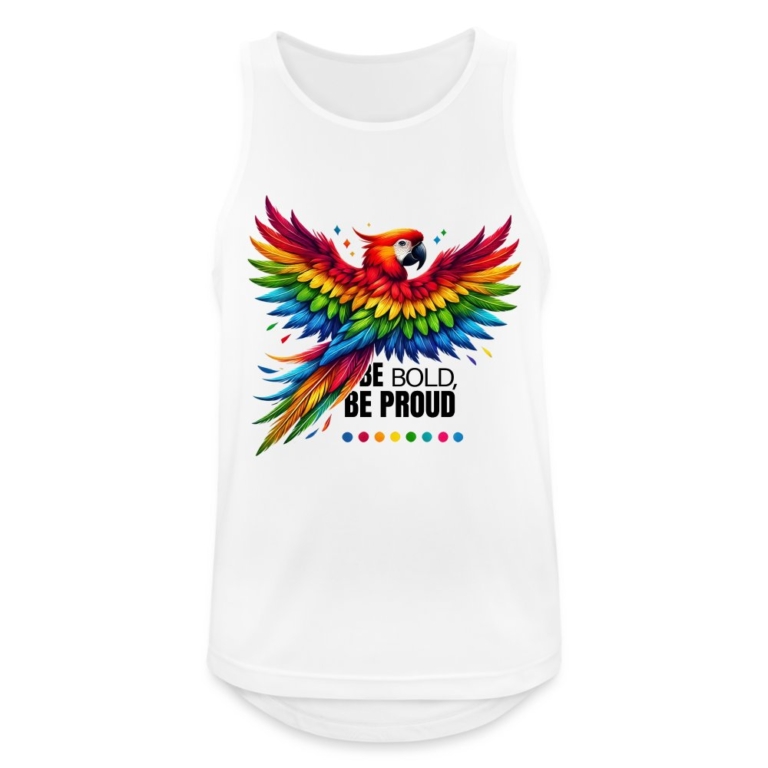 pride-papagei-maenner-tank-top-atmungsaktiv-weiss