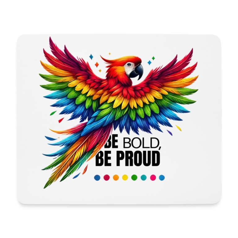 pride-papagei-mousepad-querformat-weiss