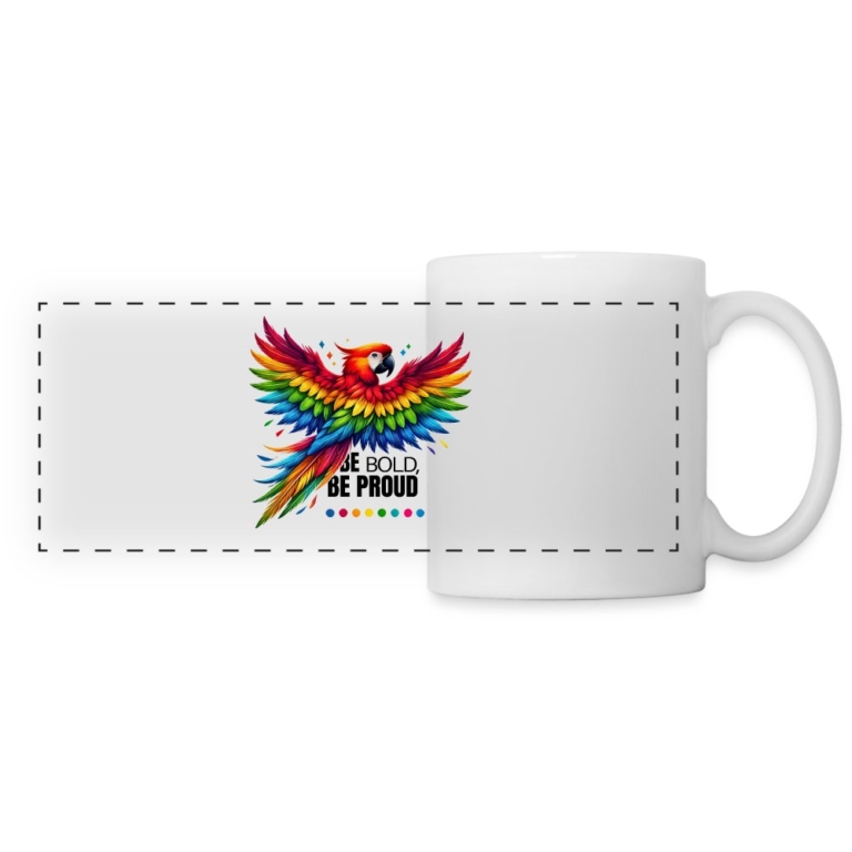 pride-papagei-panoramatasse-weiss