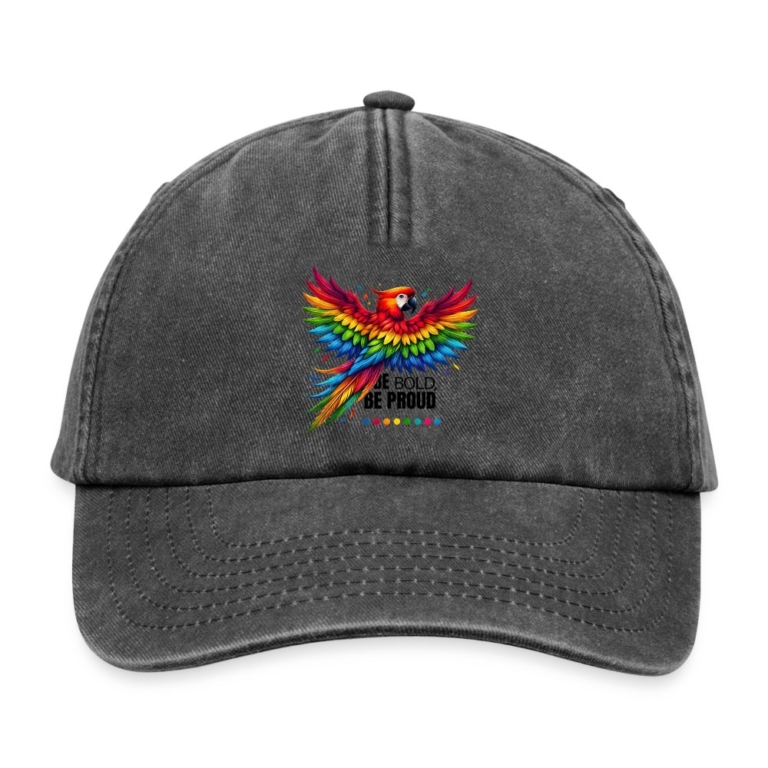 pride-papagei-relaxed-vintage-cap-vintage-schwarz