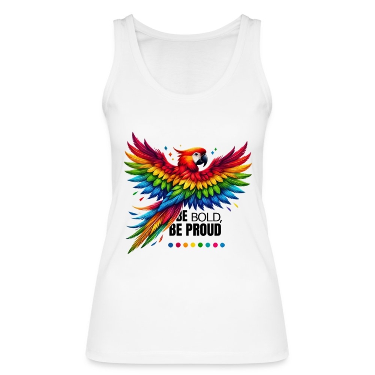 pride-papagei-stanleystella-frauen-bio-tank-top-weiss