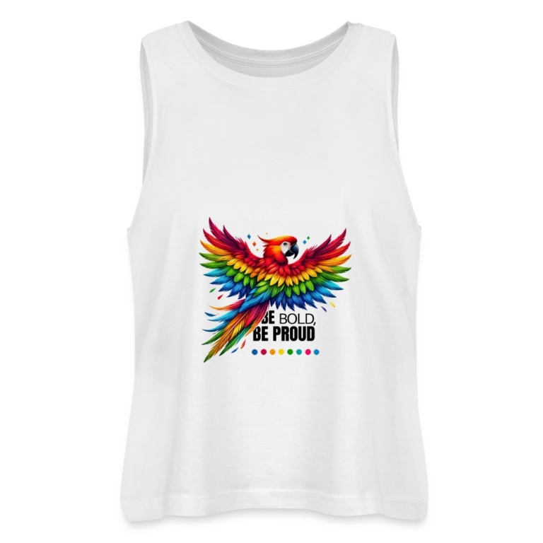 pride-papagei-stanleystella-frauen-cropped-bio-tank-top-dancer-weiss