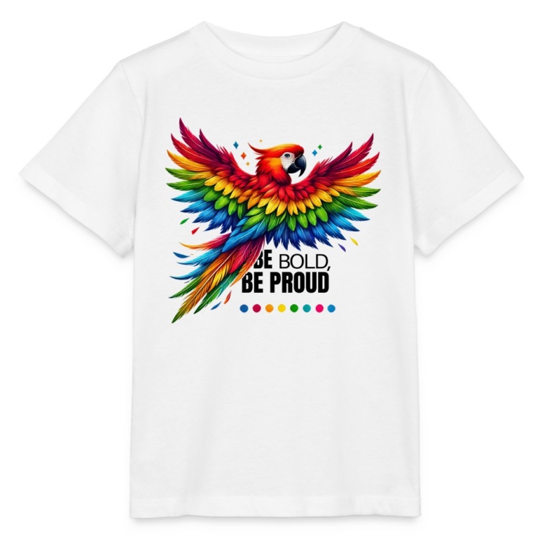 pride-papagei-stanleystella-kinder-t-shirt-mini-creator-weiss