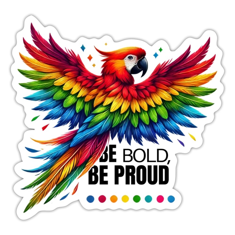 pride-papagei-sticker-mattweiss