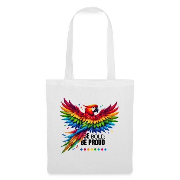 pride-papagei-stoffbeutel-weiss