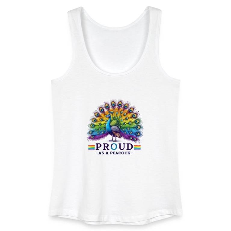 proud-as-a-peacock-frauen-bio-tank-top-weiss