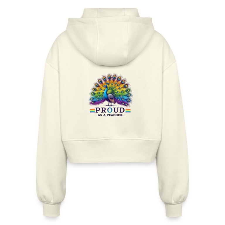 proud-as-a-peacock-frauen-oversized-cropped-kapuzenjacke-natur