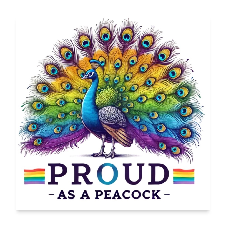 proud-as-a-peacock-poster-60x60-cm-weiss