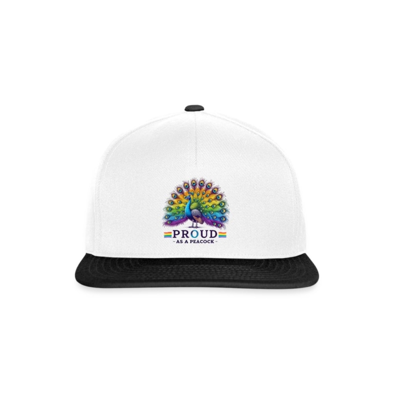 proud-as-a-peacock-snapback-cap-weiss-schwarz