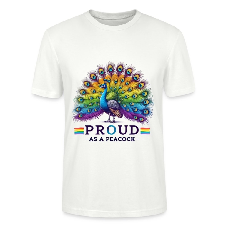 proud-as-a-peacock-stanleystella-unisex-bio-t-shirt-crafter-weiss