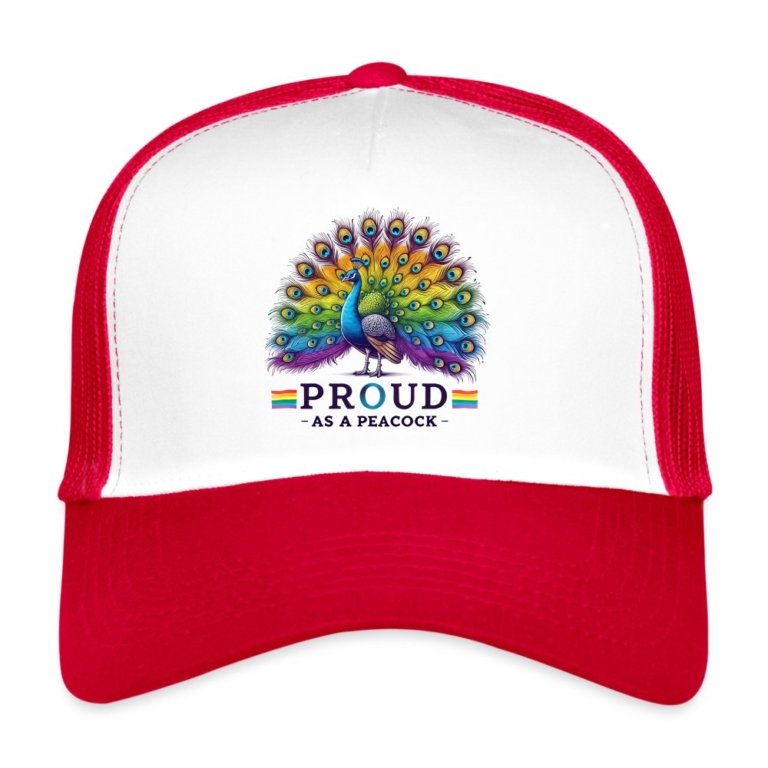 proud-as-a-peacock-trucker-cap-weiss-rot