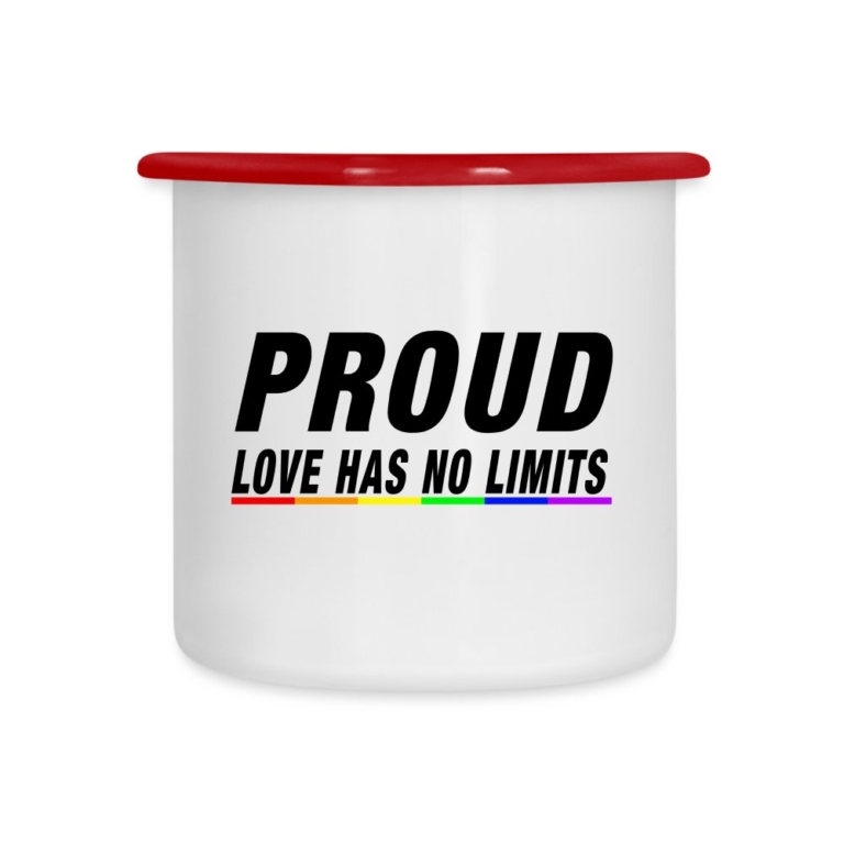 proud-love-has-no-limits-emaille-tasse-weiss-rot