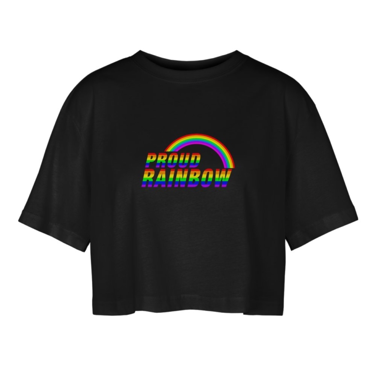 proud-rainbow-frauen-oversized-cropped-t-shirt-schwarz