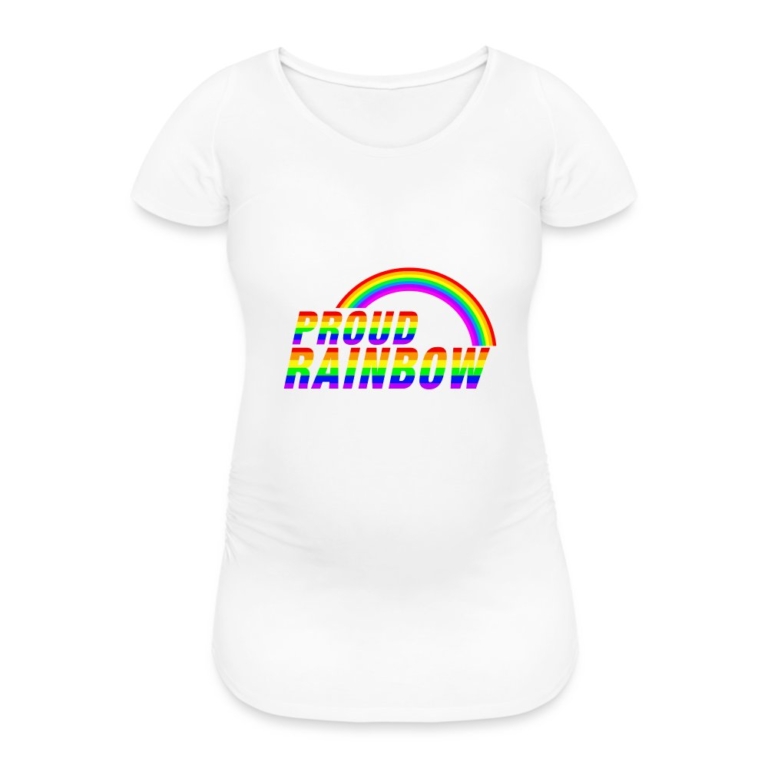 proud-rainbow-frauen-schwangerschafts-t-shirt-weiss