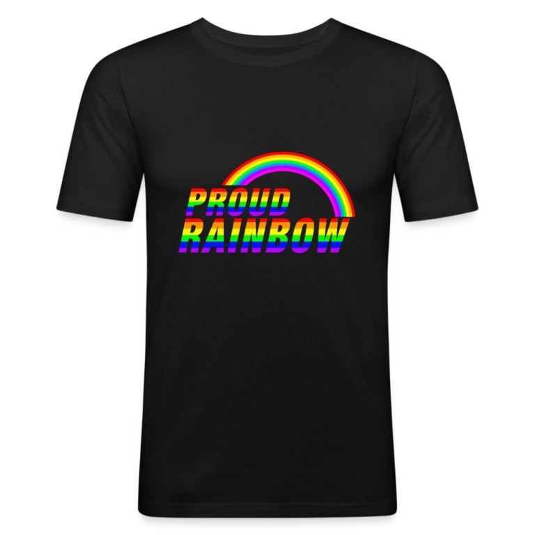 proud-rainbow-maenner-slim-fit-t-shirt-schwarz