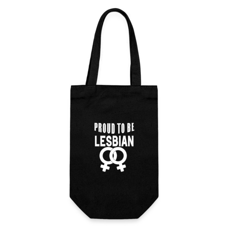 proud-to-be-lesbian-geschenkbeutel-fuer-flaschen-schwarz