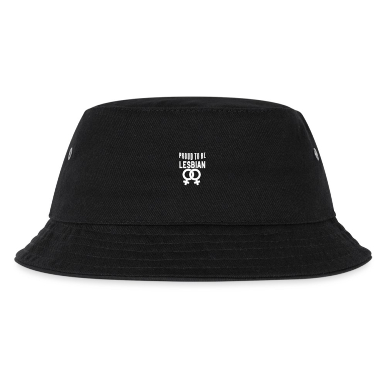 proud-to-be-lesbian-kinder-bucket-hat-schwarz