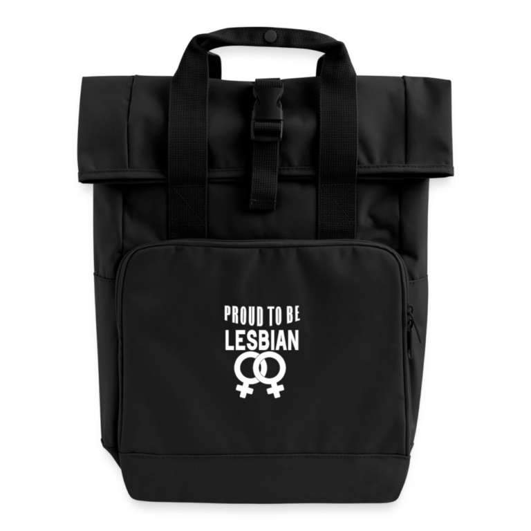proud-to-be-lesbian-rolltop-rucksack-mit-zwei-griffen-schwarz