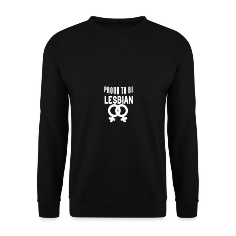 proud-to-be-lesbian-unisex-pullover-schwarz