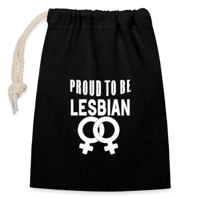 proud-to-be-lesbian-verschliessbarer-geschenkbeutel-aus-baumwolle-14x20cm-schwarz