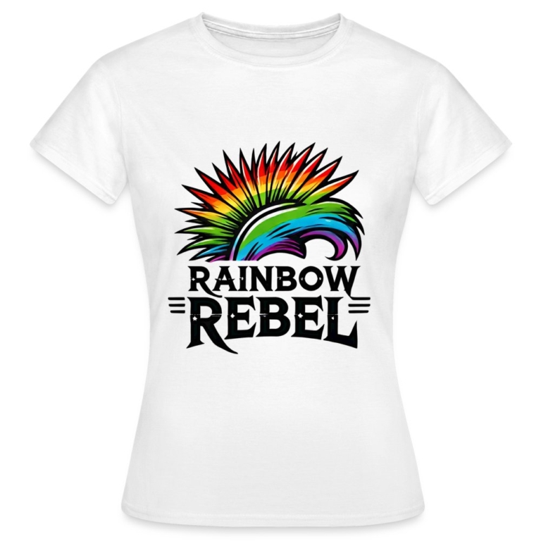 rainbow-rebel-frauen-t-shirt-weiss