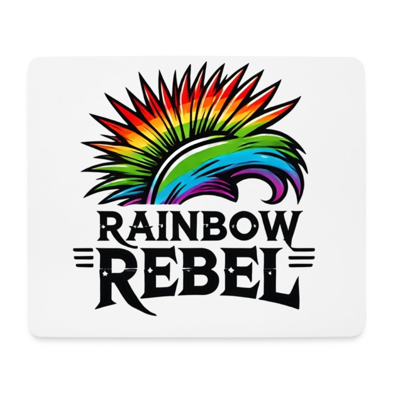 rainbow-rebel-mousepad-querformat-weiss