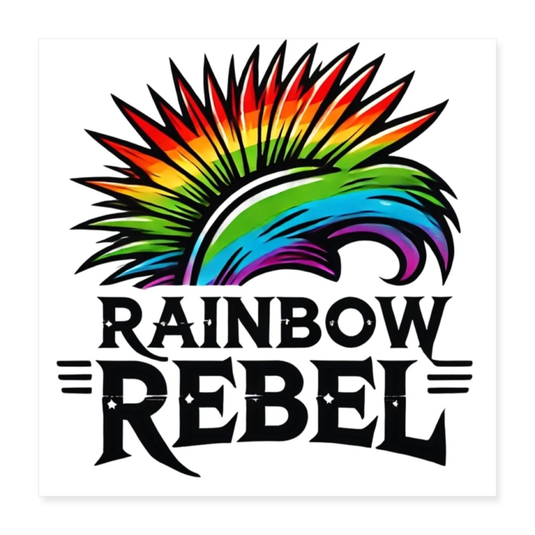 rainbow-rebel-poster-40x40-cm-weiss