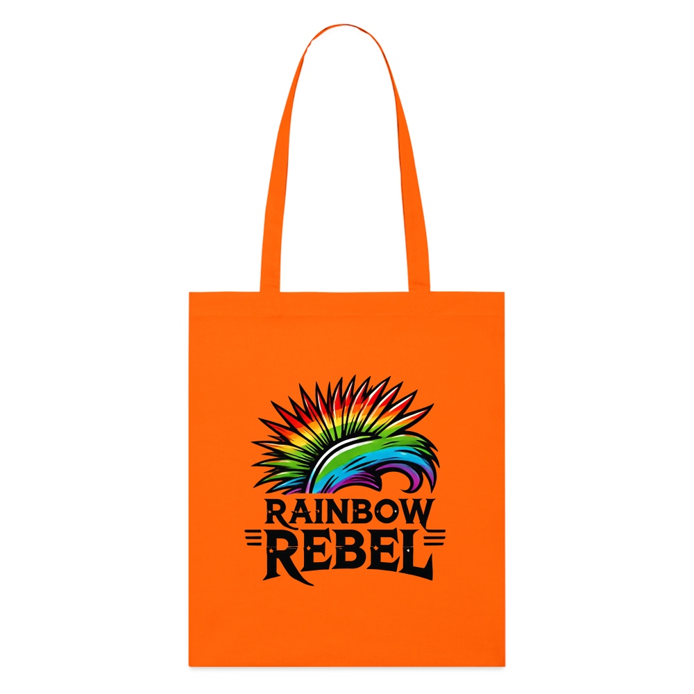 Rainbow Rebel - Stanley/Stella Bio-Stoffbeutel Tieforange
