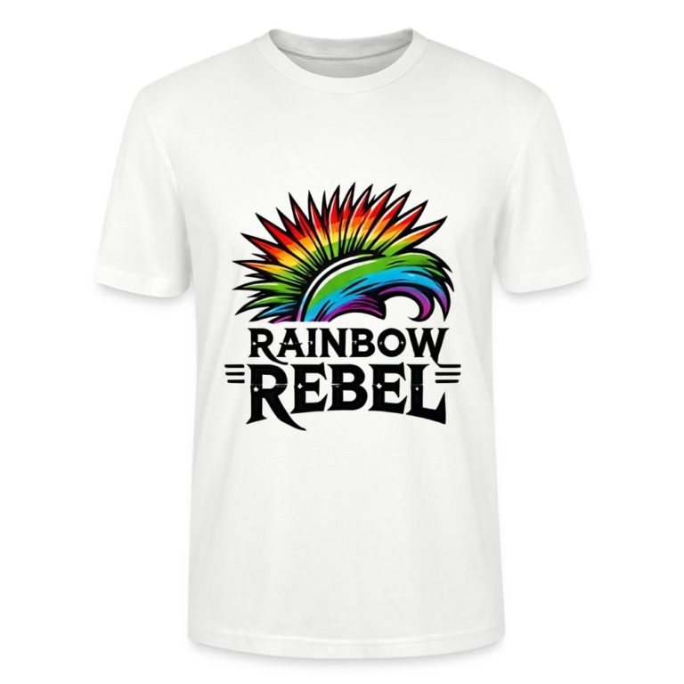 rainbow-rebel-stanleystella-unisex-bio-t-shirt-crafter-weiss