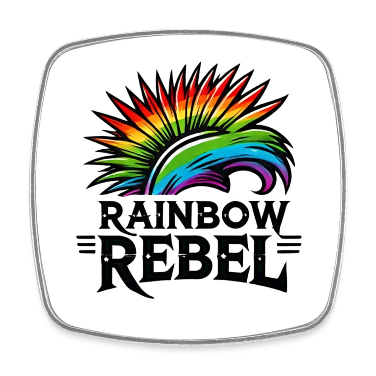 rainbow-rebel-viereckiger-kuehlschrankmagnet-weiss