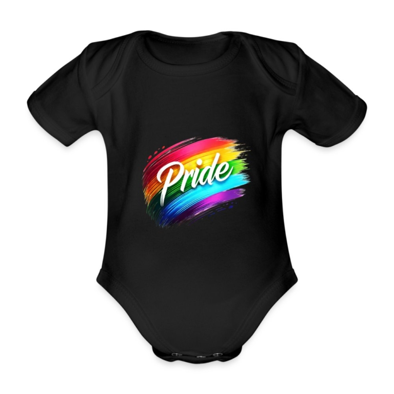 regenbogen-pinselstrich-baby-bio-kurzarm-body-schwarz