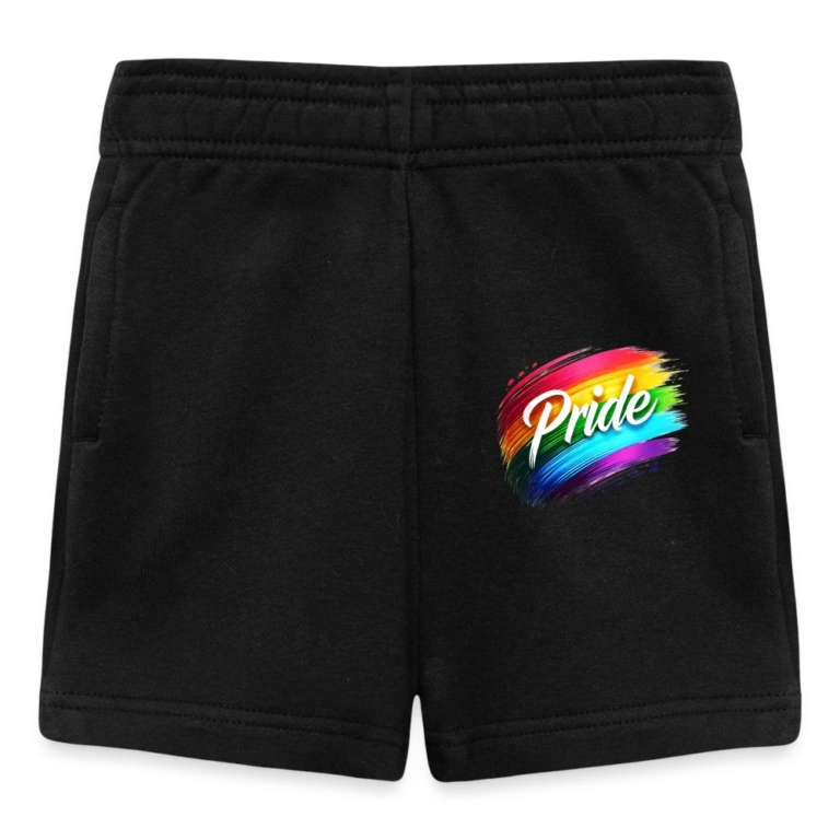 regenbogen-pinselstrich-baby-shorts-schwarz