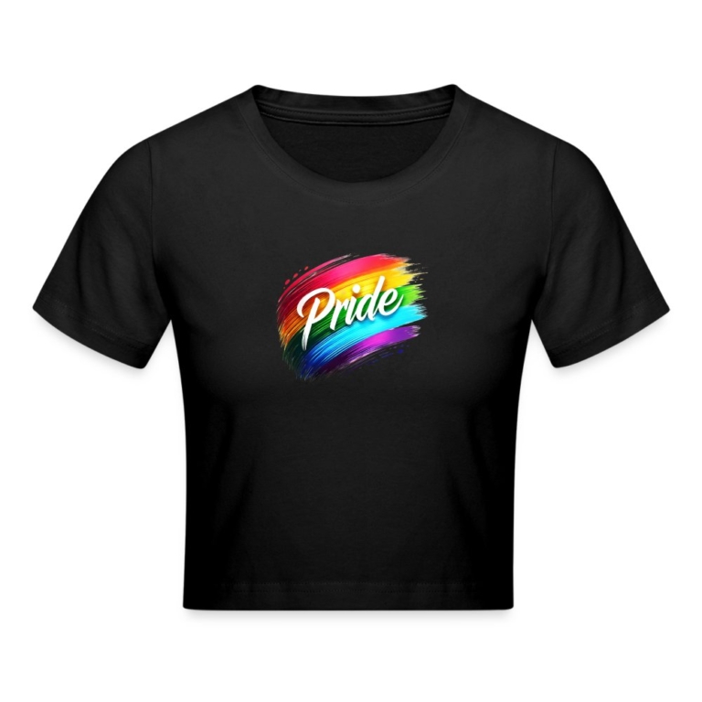 regenbogen-pinselstrich-cropped-t-shirt-schwarz