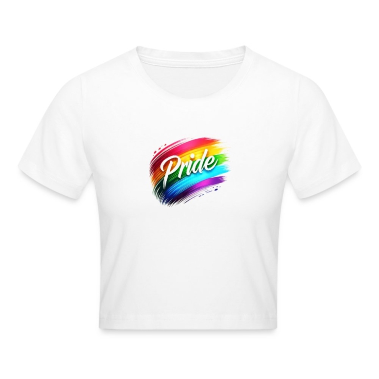 regenbogen-pinselstrich-cropped-t-shirt-weiss
