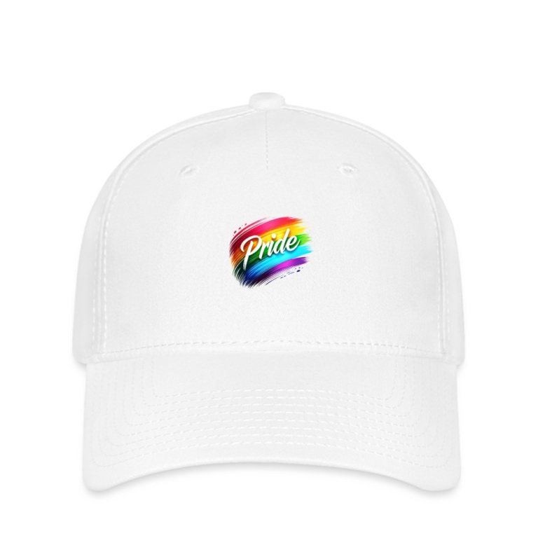 regenbogen-pinselstrich-flexfit-cap-weiss