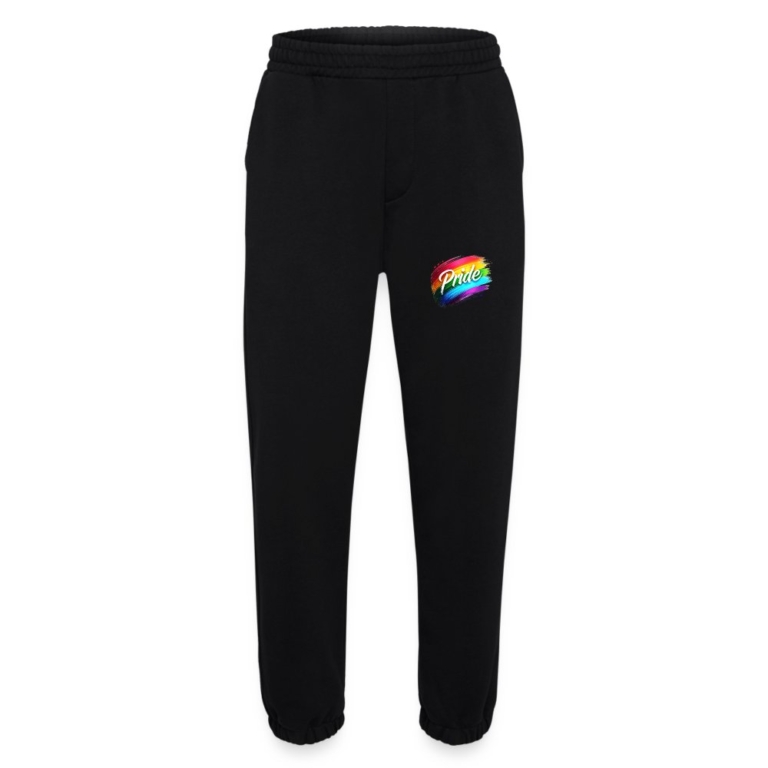 regenbogen-pinselstrich-heavyweight-organic-jogginghose-made-in-eu-solid-black