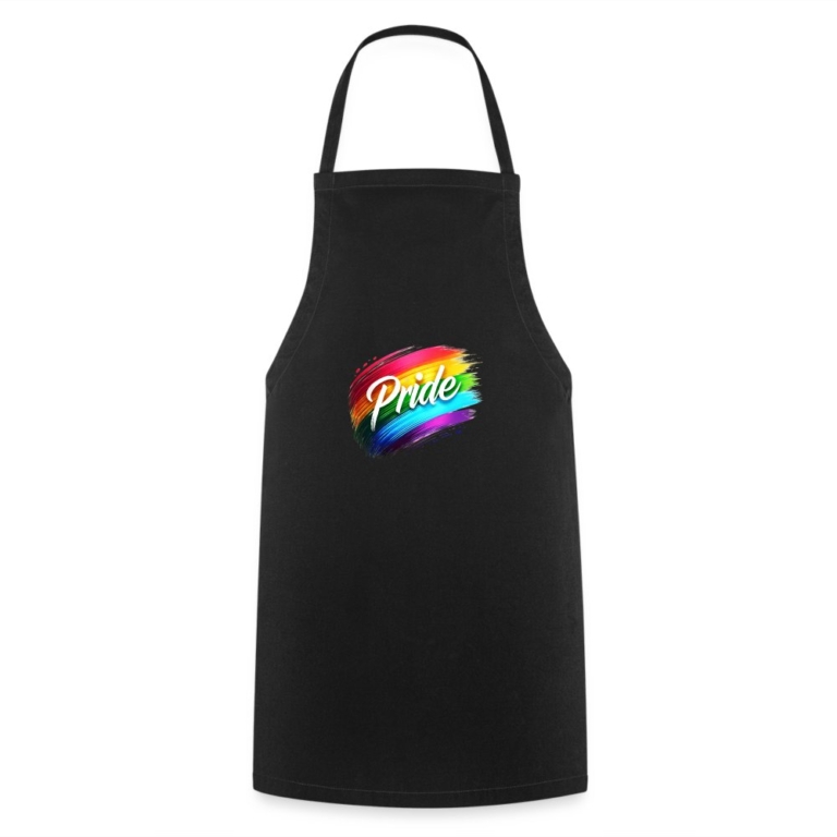 regenbogen-pinselstrich-kochschuerze-schwarz